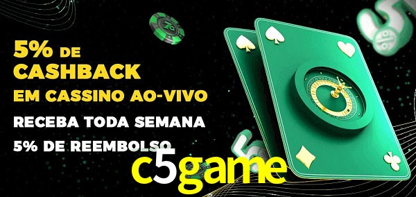 Promoções do cassino ao Vivo c5game